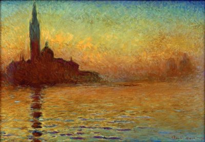 San Giorgio Maggiore at Dusk by Claude Monet